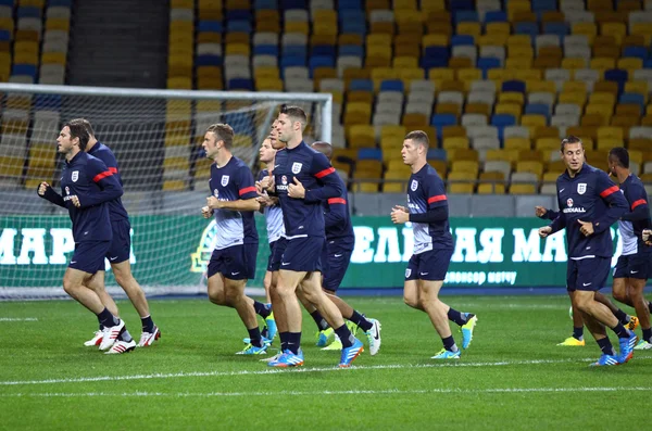 Inglaterra Entrenamiento del equipo nacional de fútbol — Foto de Stock