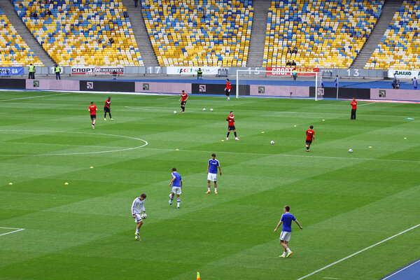 Football game FC Dynamo Kyiv vs Zorya Luhansk