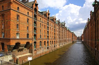 Speicherstadt ilçe Hamburg, Almanya