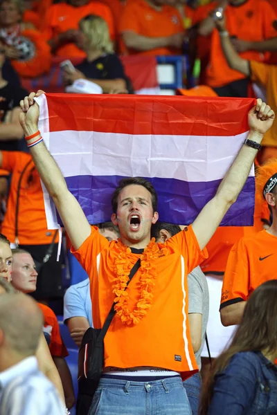 荷兰球迷 — 图库照片