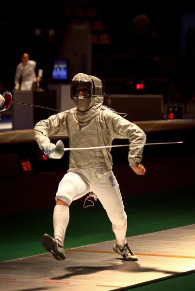 Sabre fencer galyna pundyk Ukrayna — Stok fotoğraf