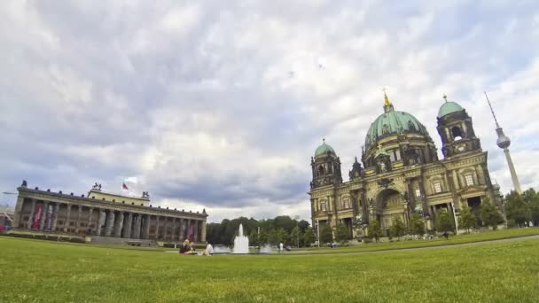 Berliner Dom (berliner dom), Duitsland — Stockvideo