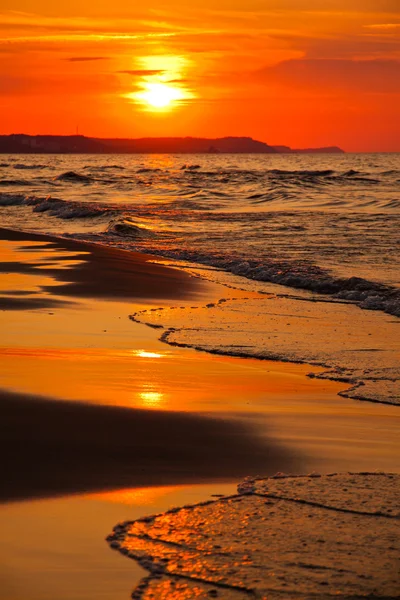 バルト海の夕日 — ストック写真