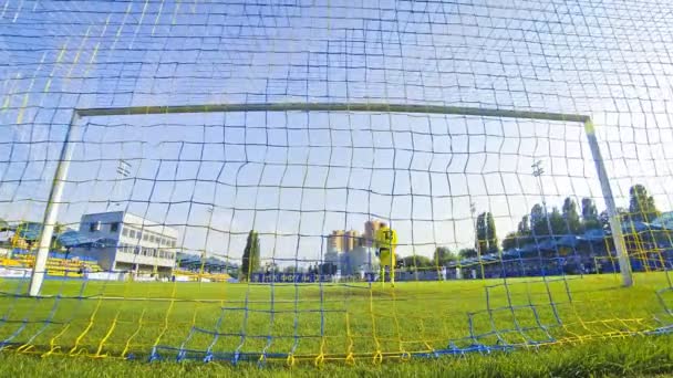 Ukraina Liga gra między olimpic Donieck i Zoria Ługańsk — Wideo stockowe