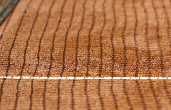 Close Tennisnet Schaduw Klei Tennisbaan Perspectieve Lijnen Het Grondoppervlak Gemaakt — Stockfoto