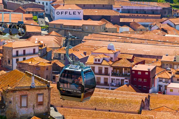 Porto Portugal Junio 2019 Vila Nova Gaia Cable Car Portugués — Foto de Stock