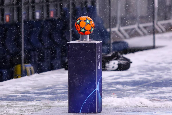 Киев Украина Ноября 2021 Года Официальный Оранжевый Матч Лиги Чемпионов — стоковое фото