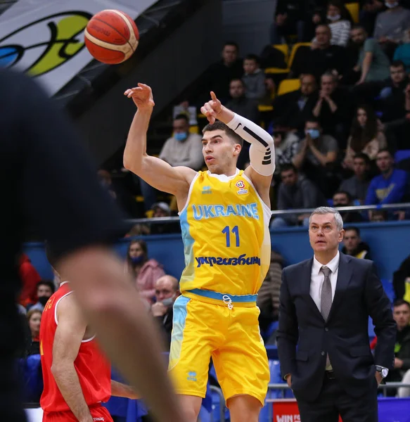 Kyiv Ukraine November 2021 Oleksandr Lypovyy Ukraine Action Fiba World — Stock Photo, Image