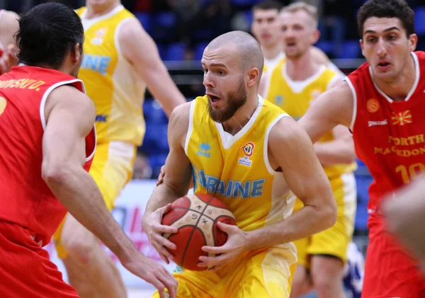 Kyiv Ukraine November 2021 Illya Sydorov Ukraine Action Fiba World — Stock Photo, Image