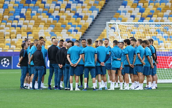 Kiev Ukrayna Mayıs 2018 Real Madrid Antrenmandan Önce Kiev Ukrayna — Stok fotoğraf