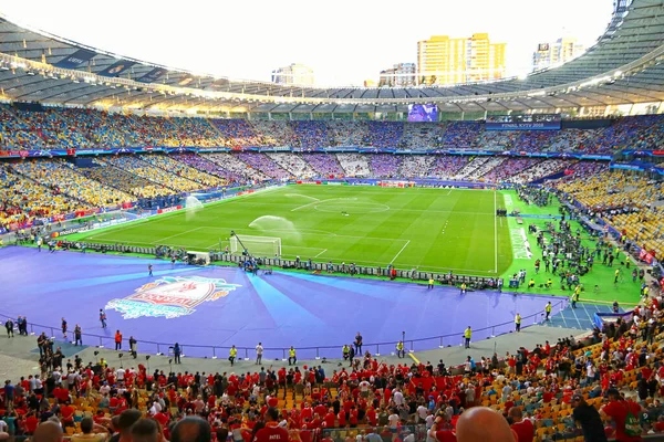 Kyiv Ukraine Maj 2018 Panoramautsikt Över Nsc Olimpiyskiy Stadium Kiev — Stockfoto