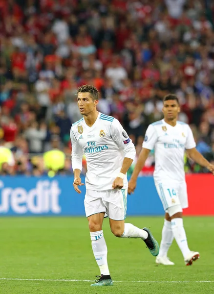Kiev Oekraïne Mei 2018 Cristiano Ronaldo Van Real Madrid Actie — Stockfoto