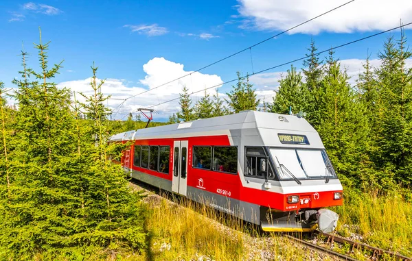 High Tatras Slovakia July 2018 Tatra Electric Railways Tez Ter — Fotografia de Stock