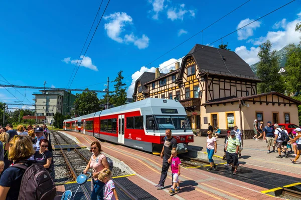 High Tatras Slovakia July 2018 Tatra Electric Railways Tez Ter — стокове фото