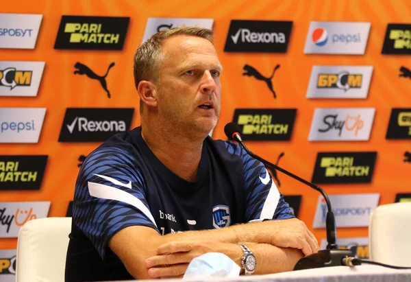 Kyiv Ukraine August 2021 Genk Manager John Van Den Brom — Photo