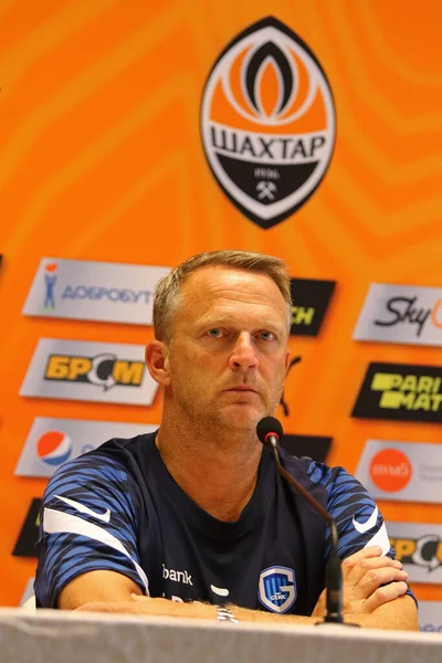 Kyiv Ukraine August 2021 Genk Manager John Van Den Brom — Photo