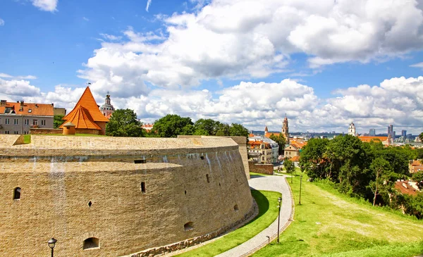 Bastion Defensive Walls Vilnius Lithuania Fortification Structure Built Century Part — Stock Photo, Image