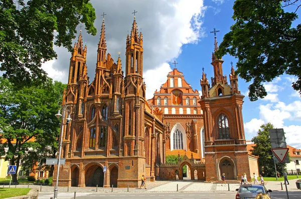 Anne Church Lithuanian Onos Baznycia Fgnd Church Francis Bernard Aka — Fotografia de Stock