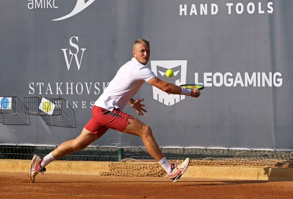 Kyiv Ukraine September 2021 Jelle Sels Netherlands Action Atp Challenger — Stockfoto