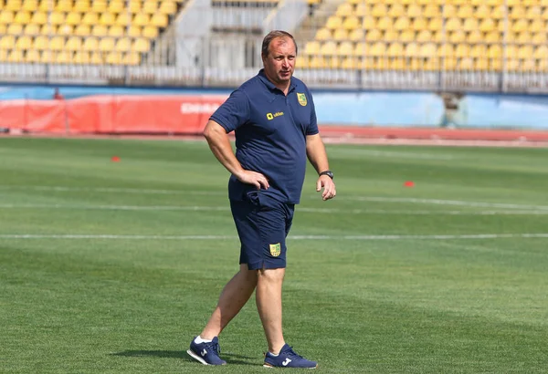 Uzhhorod Ukraine August 2022 Head Coach Oleh Ratii Metalist Kharkiv - Stock-foto