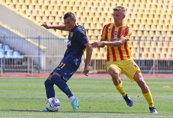 Oezjhorod Oekraïne Augustus 2022 Yehor Kartushov Van Metalist Kharkiv Vecht — Stockfoto