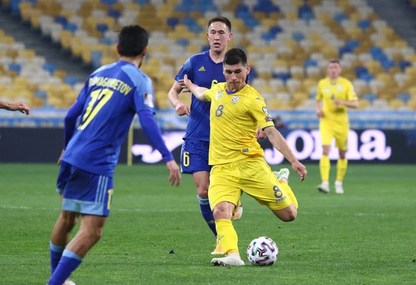 Kiew Ukraine März 2021 Ruslan Malinovskiy Aus Der Ukraine Kickt — Stockfoto