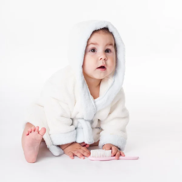 Baby after bath — Stock Photo, Image