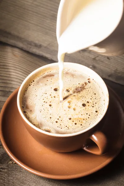 Coffee with milk — Stock Photo, Image