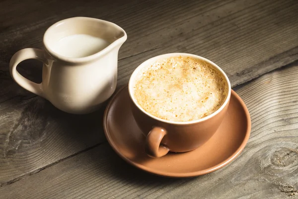 Coffee with milk — Stock Photo, Image