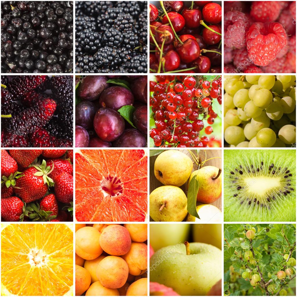 Amora fruit in english Various fruits berries — Stock Photo © oksixx