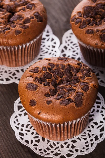 Schokoladenmuffins — Stockfoto