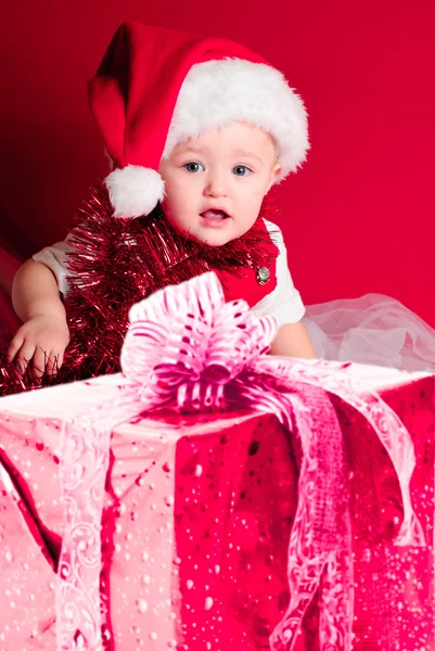 Baby Santa — Stock Photo, Image