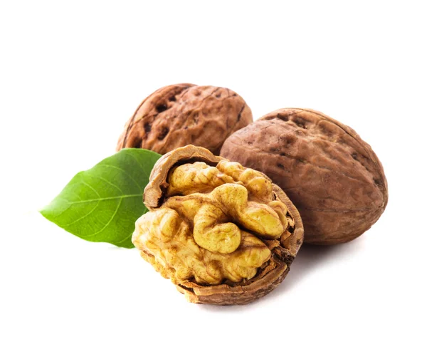 Walnuts isolated — Stock Photo, Image