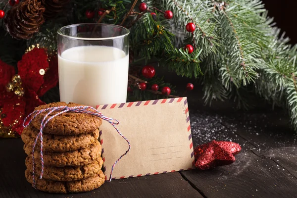 Cookie med mjölk — Stockfoto