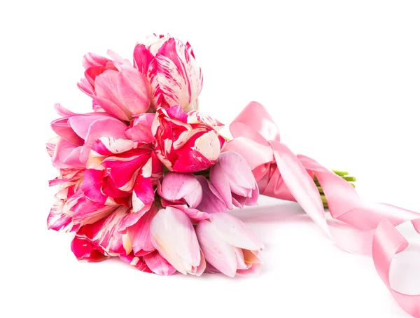 Pink tulips bouquet — Stock Photo, Image