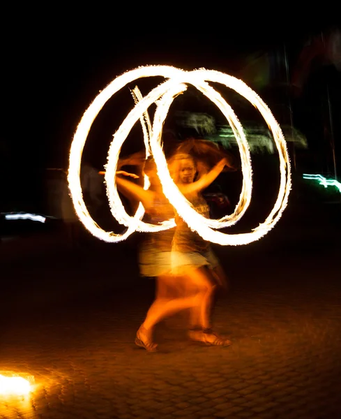 Vuurshow — Stockfoto