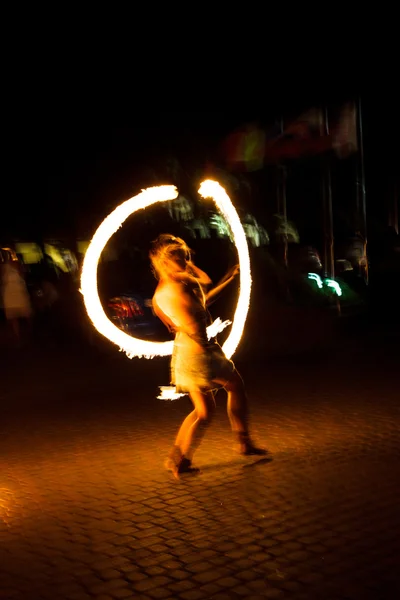 Vuurshow — Stockfoto