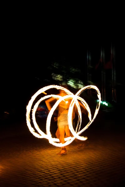 Vuurshow — Stockfoto