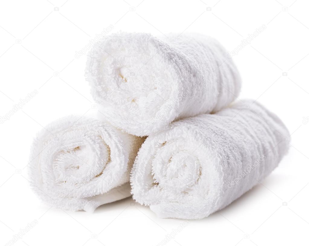 White towels