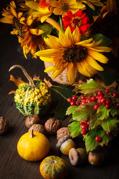 秋の彩りの静物 — ストック写真