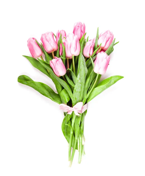 Tulipanes rosas aislados — Foto de Stock