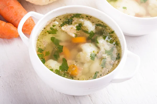 Sopa con verduras — Foto de Stock