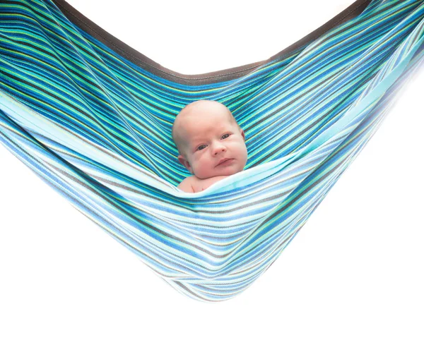 ハンモックの赤ん坊 — ストック写真