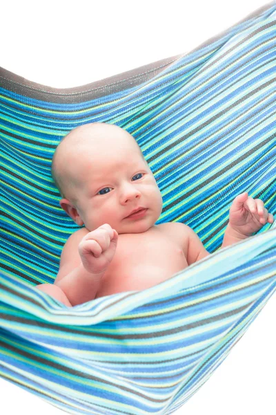 ハンモックの赤ん坊 — ストック写真