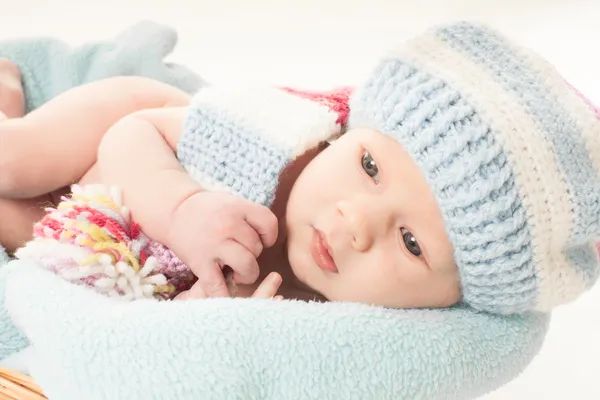 Newborn baby boy — Stock Photo, Image