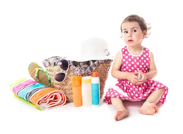 Zomer reis met kinderen — Stockfoto