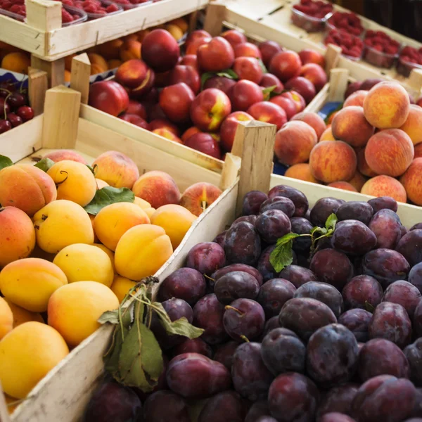 Φρούτα στην αγορά — Φωτογραφία Αρχείου