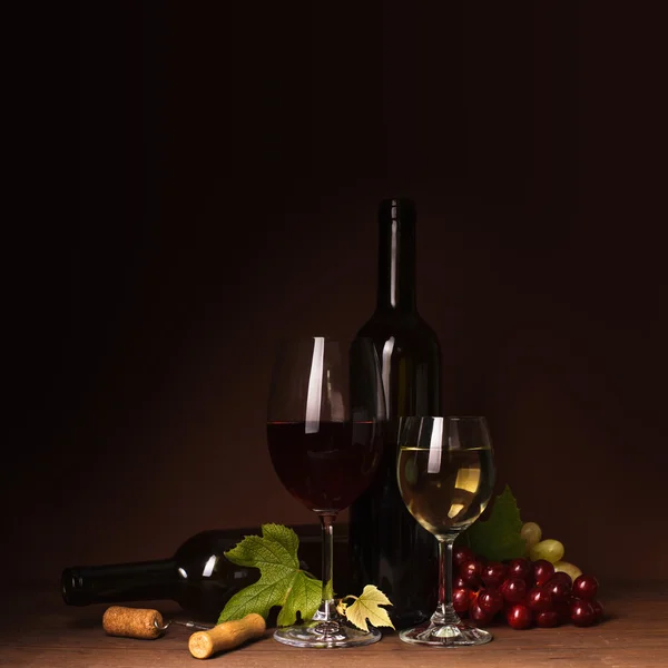 Wein-Stillleben — Stockfoto