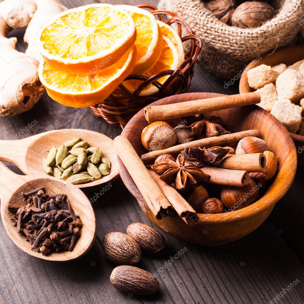 クリスマス スパイス ストック写真 C Oksixx
