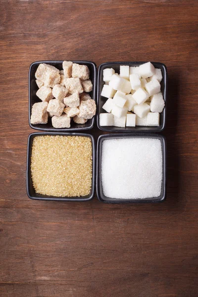 Tipos de azúcar — Foto de Stock